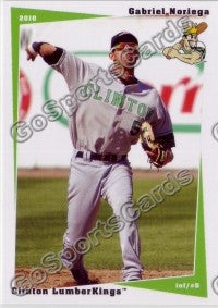 2010 Clinton LumberKings Gabriel Noriega