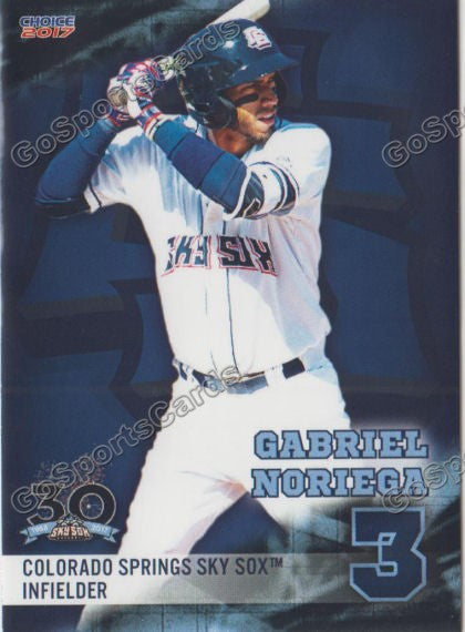 2017 Colorado Springs Sky Sox Gabriel Noriega