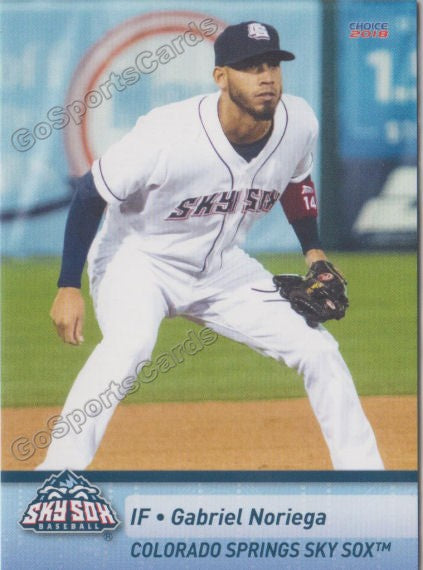 2018 Colorado Springs Sky Sox Gabriel Noriega