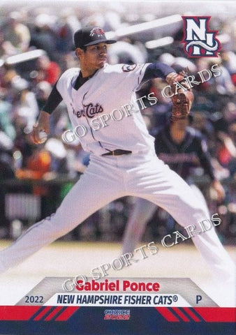 2022 New Hampshire Fisher Cats Gabriel Ponce