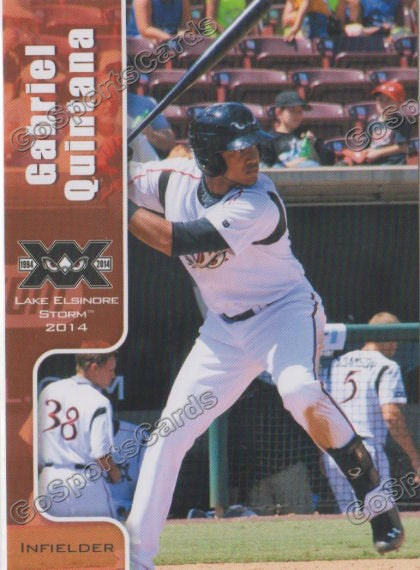 2014 Lake Elsinore Storm Gabriel Quintana