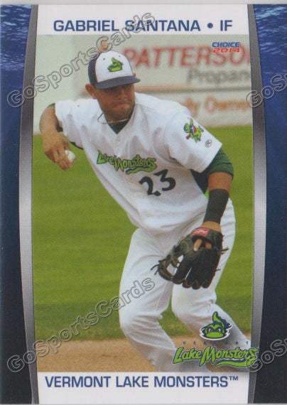 2014 Vermont Lake Monsters Gabriel Santana