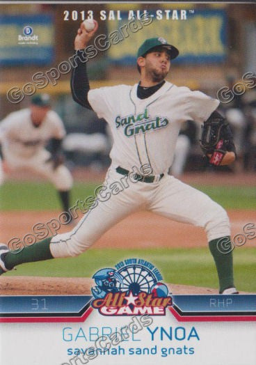 2013 South Atlantic League All Star SAL SD Gabriel Ynoa