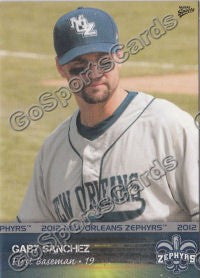 2012 New Orleans Zephyrs Gaby Sanchez