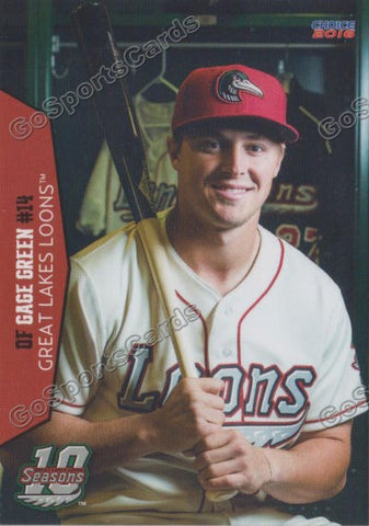 2016 Great Lakes Loons Gage Green