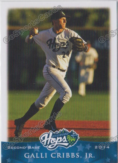 2014 Hillsboro Hops Galli Cribbs Jr