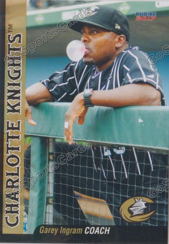 2017 Charlotte Knights Garey Ingram