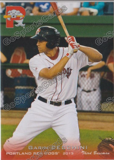 2013 Portland Sea Dogs Garin Cecchini