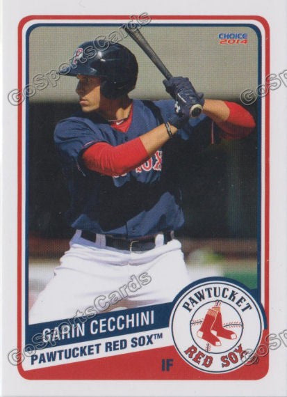 2014 Pawtucket Red Sox Garin Cecchini