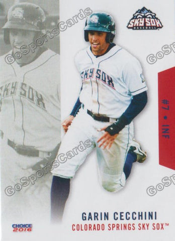 2016 Colorado Springs Sky Sox Garin Cecchini