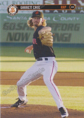 2019 San Jose Giants Garrett Cave