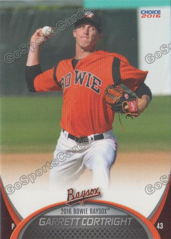 2016 Bowie Baysox Garrett Cortright