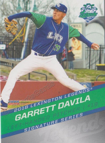 2018 Lexington Legends Garrett Davila