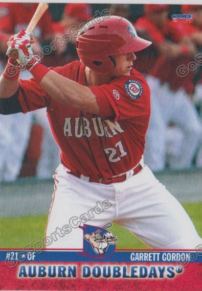 2014 Auburn Doubledays Garrett Gordon