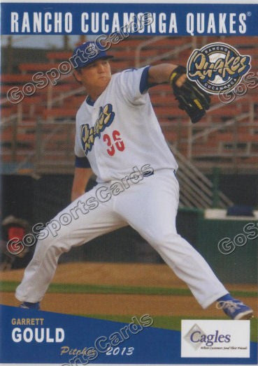 2013 Rancho Cucamonga Quakes Garrett Gould