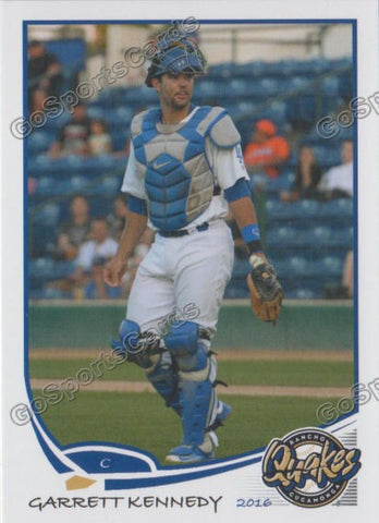 2016 Rancho Cucamonga Quakes Garrett Kennedy