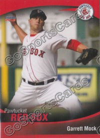 2012 Pawtucket Red Sox Garrett Mock