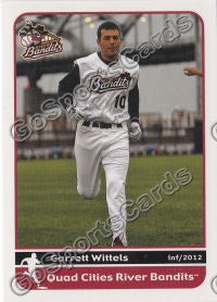 2012 Quad Cities River Bandits Garrett Wittels