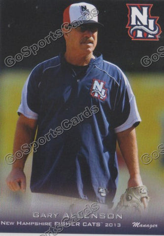 2013 New Hampshire Fisher Cats Gary Allenson