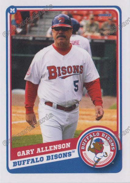 2014 Buffalo Bisons Gary Allenson