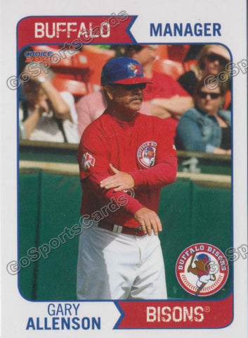 2015 Buffalo Bisons Gary Allenson