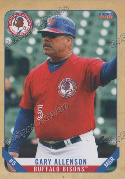2016 Buffalo Bisons Gary Allenson