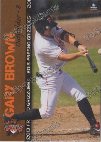 2013 Fresno Grizzlies Gary Brown