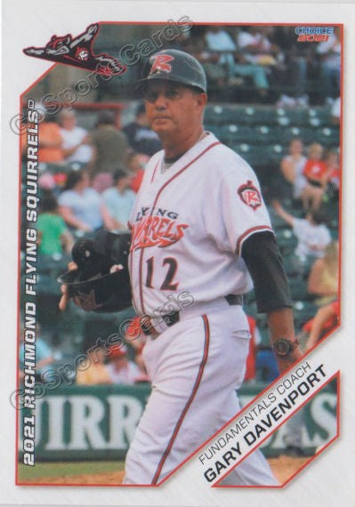 2021 Richmond Flying Squirrels Gary Davenport