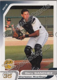 2012 Charleston Riverdogs Gary Sanchez