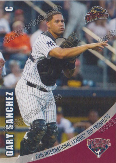2016 International League Top Prospect Gary Sanchez