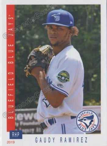 2019 Bluefield Blue Jays Gaudy Ramirez