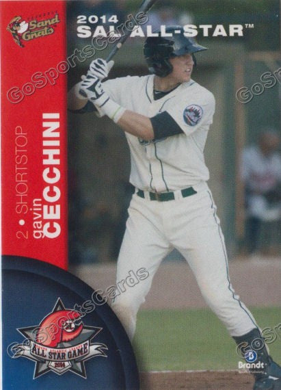 2014 South Atlantic League All Star SD Gavin Cecchini