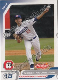 2012 Chattanooga Lookouts Geison Aguasviva