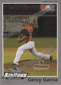 2010 Grand Prairie AirHogs DAV Geivy Garcia