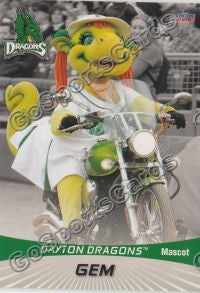 2012 Dayton Dragons Gem Mascot