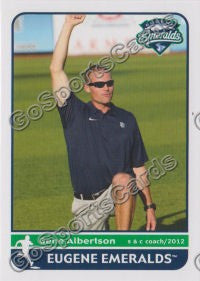 2012 Eugene Emeralds Gene Albertson
