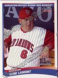 2005 Scranton Red Barons Gene Lamont