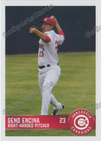 2016 Vancouver Canadians Geno Encina
