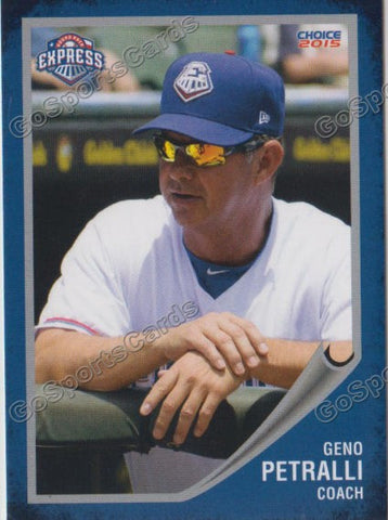 2015 Round Rock Express Geno Petralli