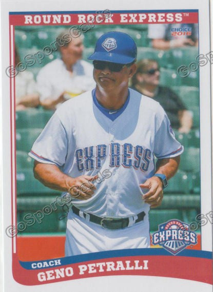 2016 Round Rock Express Geno Petralli