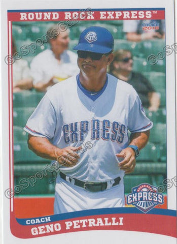 2016 Round Rock Express Geno Petralli