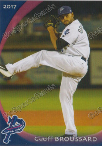 2017 Pensacola Blue Wahoos Geoff Broussard