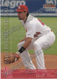 2012 Palm Beach Cardinals Geoff Klein