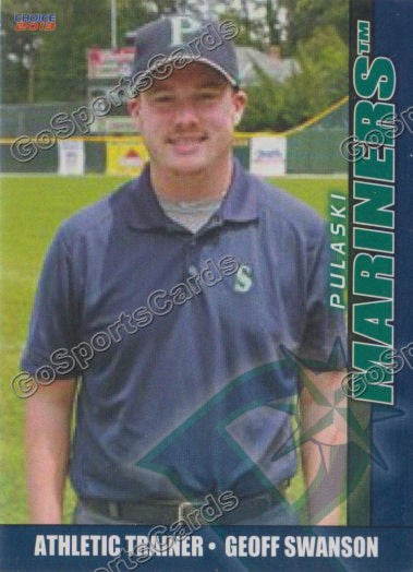 2013 Pulaski Mariners Geoff Swanson