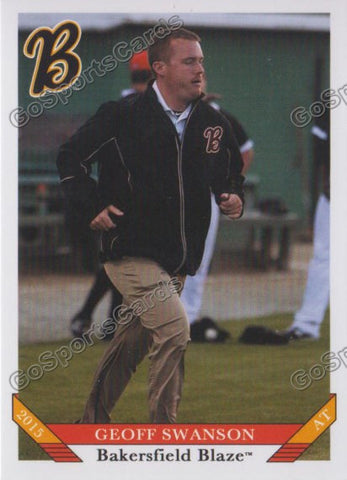 2015 Bakersfield Blaze Geoff Swanson