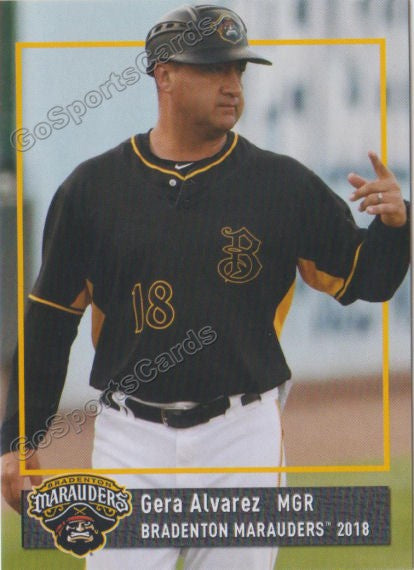 2018 Bradenton Marauders Gera Alvarez