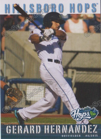2015 Hillsboro Hops Gerard Hernandez