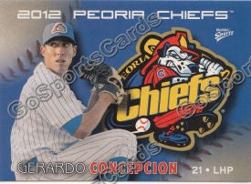 2012 Peoria Chiefs Gerardo Concepcion