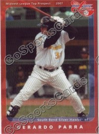 2007 Midwest League Top Prospects Gerardo Parra