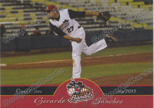 2013 Quad Cities River Bandits Gerardo Sanchez